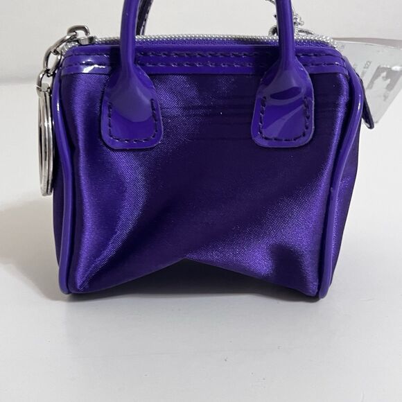 Victoria's Secret Purple Dream ANGEL Mini Purse Bag Keychain - Picture 8 of 15